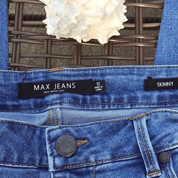 Max Blue Denim Classic Skinny Jeans Size 10 - Picture 2 of 10